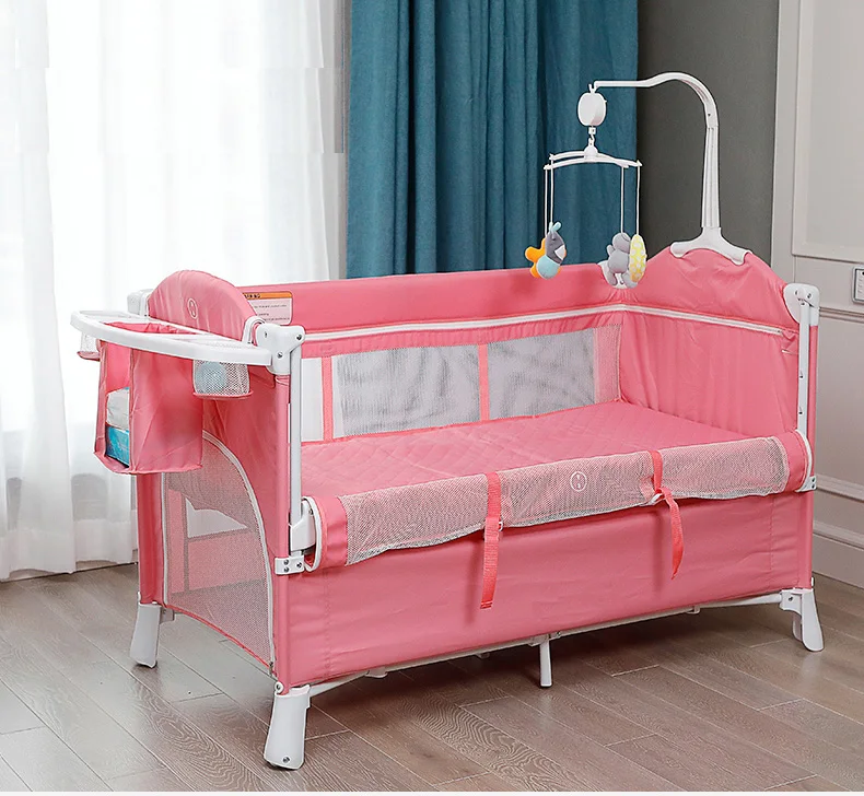 
High quality baby play pen safety baby game yard with net fabric 
