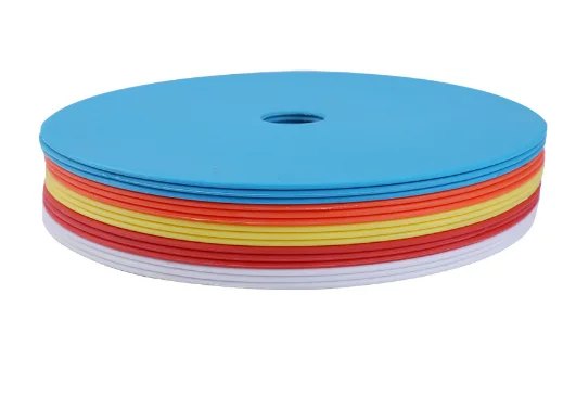 Sports Dots Agility Training 19cm Flat Disc Cones Non Slip Rubber Flat Cones Agility Dots Agility Markers