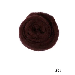 Wholesale Cheap Needle Felting Wool Roving Wool Yarm For Diy Craft Materials