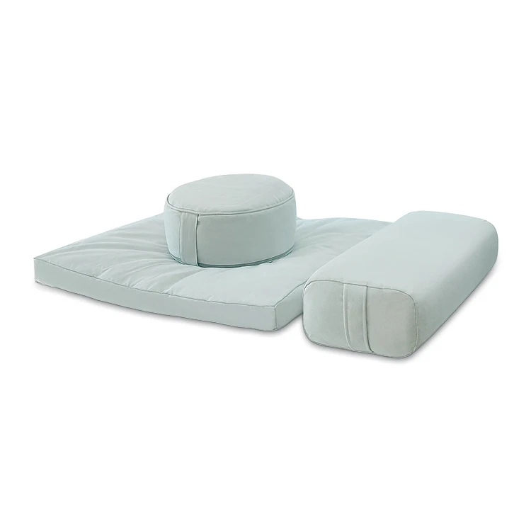 Natural Organic Eco Friendly 100% Cotton Zabuton Cushion Zafu Meditation Set