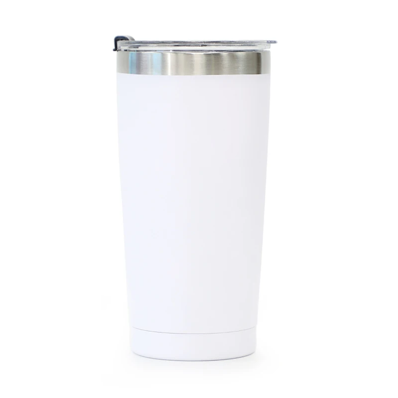 Wholesale double wall thermos vacuum insulated stainless steel icy water bottle truck driver mug