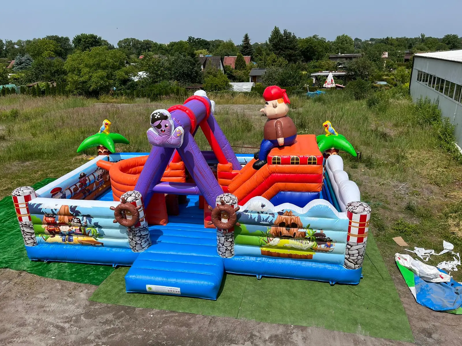 Giant Inflatable corsair theme Playgrounds Inflatable Outdoor Playground