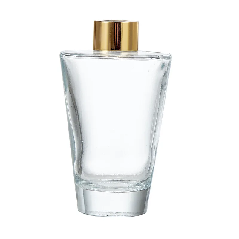 Wear-resistant inverted cone thickened glass bottle home small ornaments aromatherapy bottle