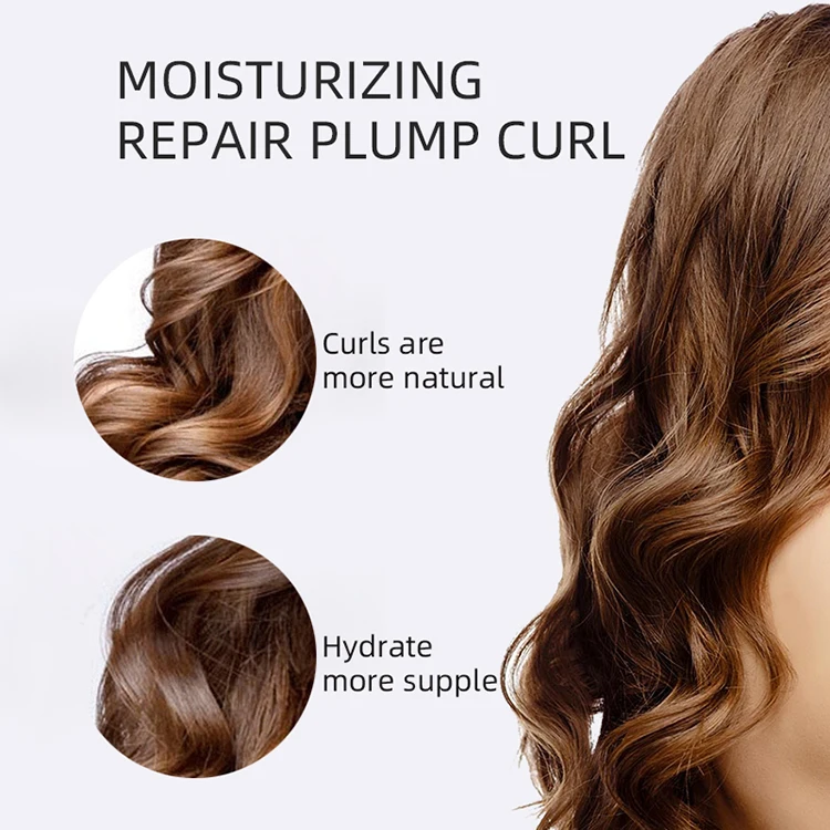 Private Label Curl Activator Cream Anti Frizz Curling Defining Enhancers Curly Hair Cream for African Curly Hair