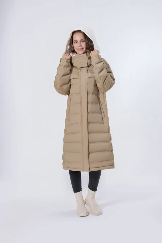 Light Weight Soft Warm Material Coat Women Packable Down Jacket Casual