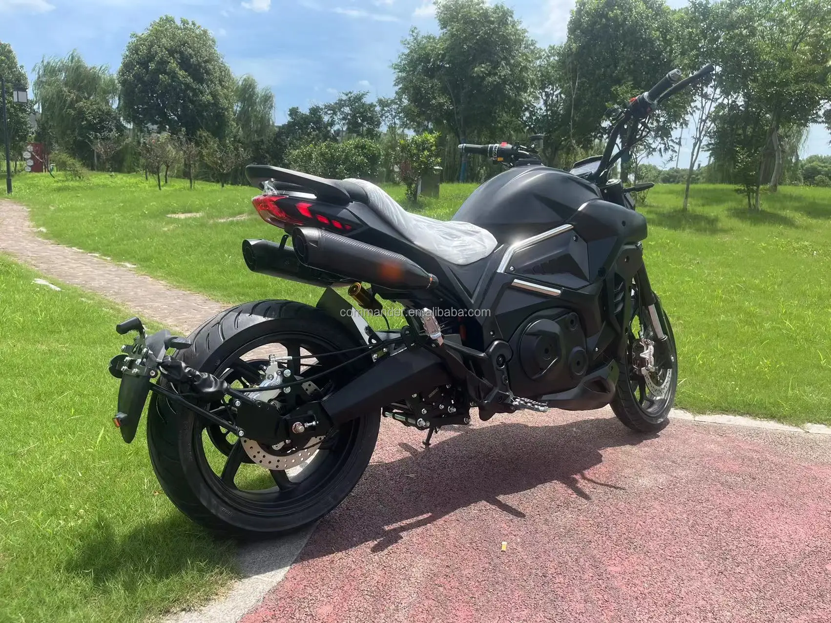 China Manufacture 8000W Mid Belt Motor Electric Motorcycle Top Speed 150km/h