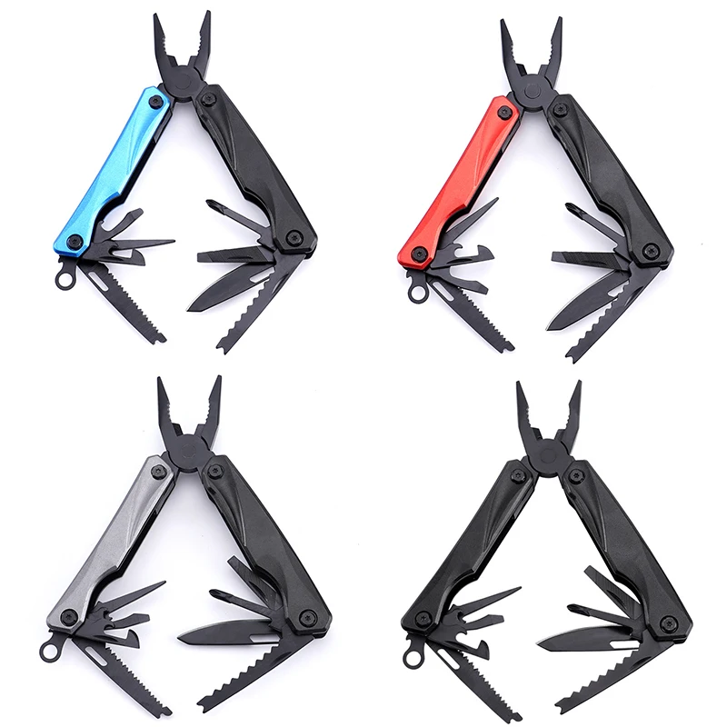 Manufacturers spot 2CR13 stainless steel folding knife pliers multi-purpose pliers with nylon cover