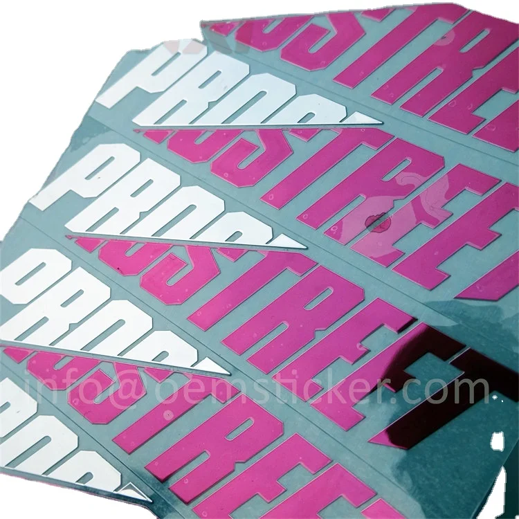 Custom transfer stickers for sunglasses gift box perfume bottle 3D trademark metal stickers