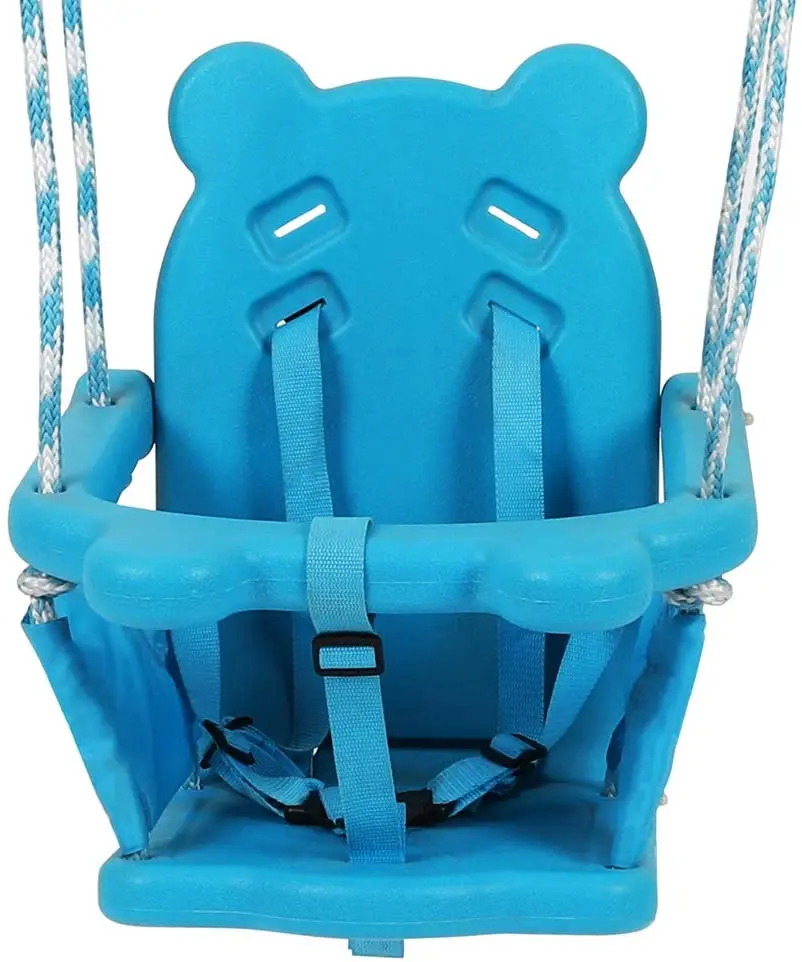 Outdoor Swing set plastic for kids baby chair playground outdoor metal swing sets hot sale quality safety panda swing set