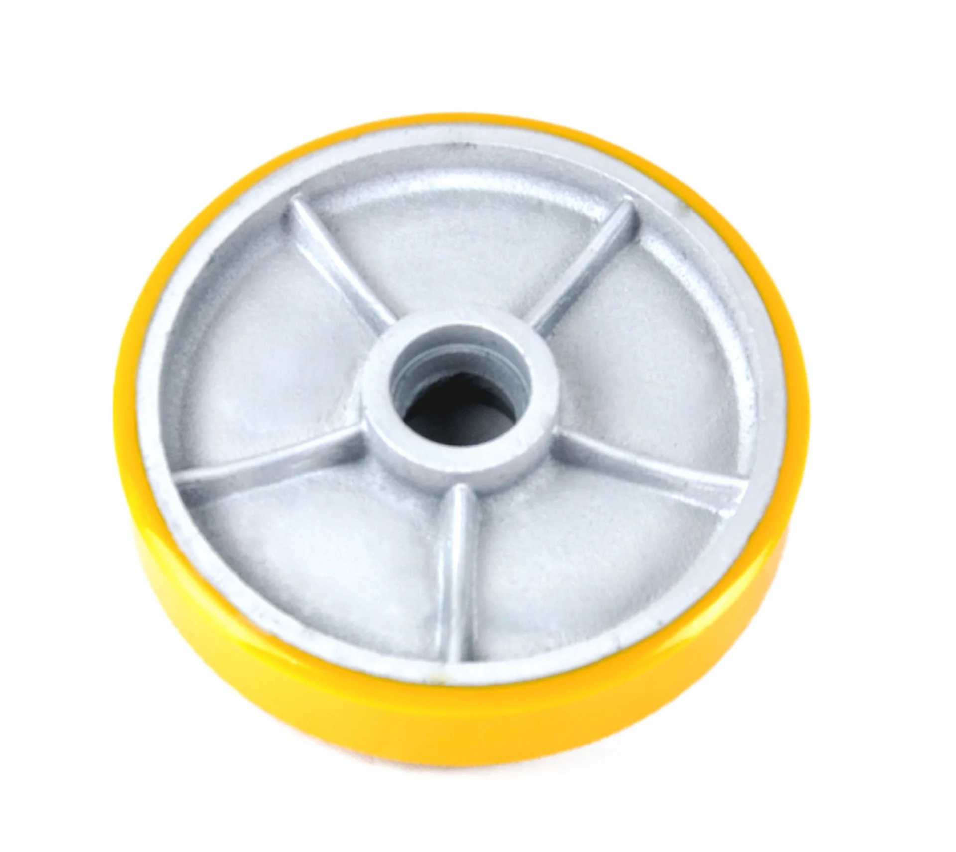 Source factory Hot products 10x2 Double ball bearing  heavy duty iron core Polyurethane  caster wheel