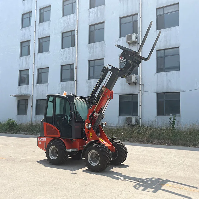 Factory Everun Supply ER11HT 0.8ton small Agricultural loader Garden telescopic Wheel Loader