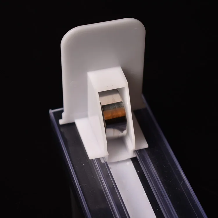 Adjustable Width Refrigerator Plastic Roller Shelf Pusher Tray Management System Gravity Shelf Roller