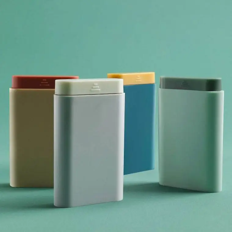 Portable Small Metal & PP Pill Box New Product Daily Vitamin Medicine Dispenser 7 Day Weekly Pill Container Organizer for Travel