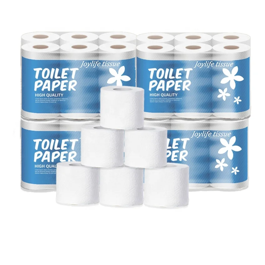 Toilet paper manufacturer Wholesale OEM branded 12 roll ultra strong tree free 2/3 ply bamboo tissue
