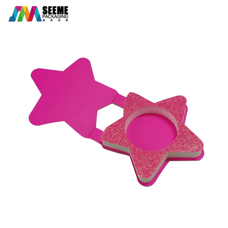 Logo printed paper custom eyelash packaging box custom marble glitter lashes box with Low MOQ free samples empty eyelash boxes