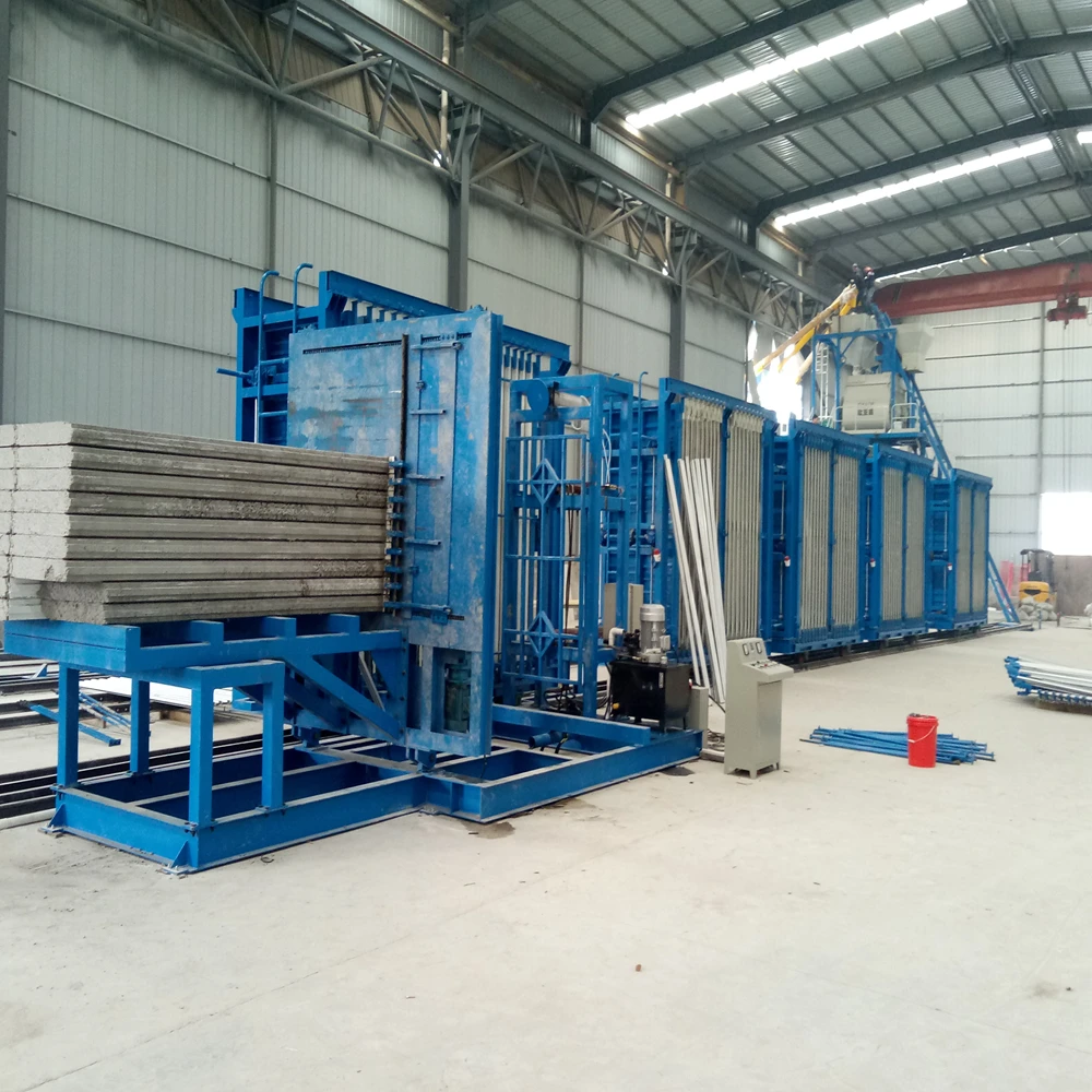 Precast concrete lightweight hollow core wall panel machine hollow core slab machine
