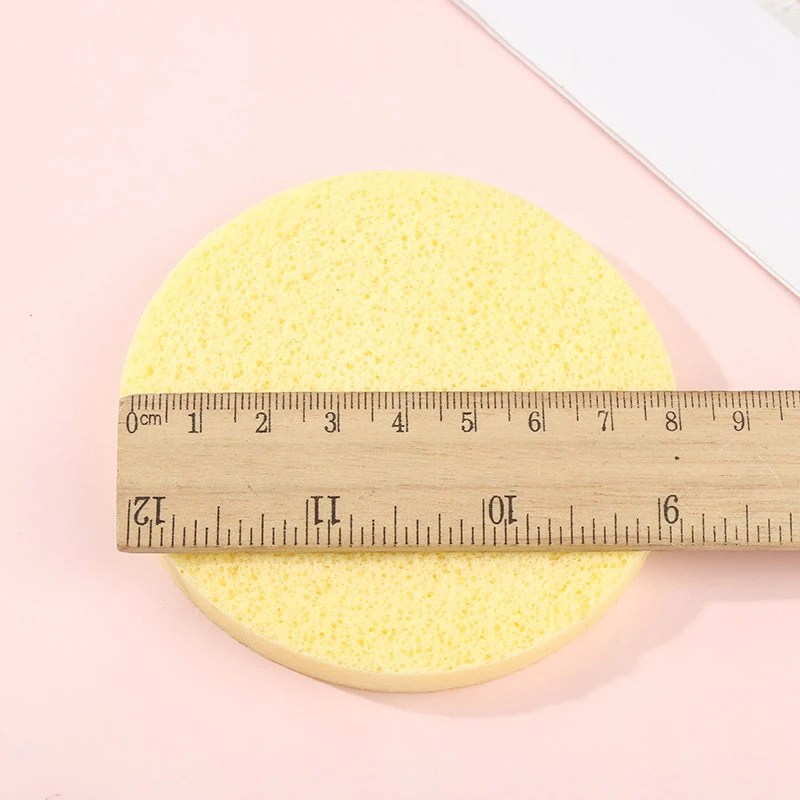 12Pcs/bag Natural Cleaning Compression Sponge Cotton Scrubber Dish Washing Compressed Cellulose Sponge