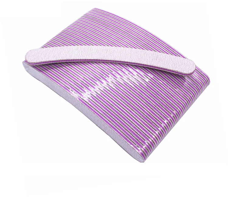 Beauty Tools Custom Printed Nail Emery Sandpaper Board 80/80 Grit Nail File 100/180
