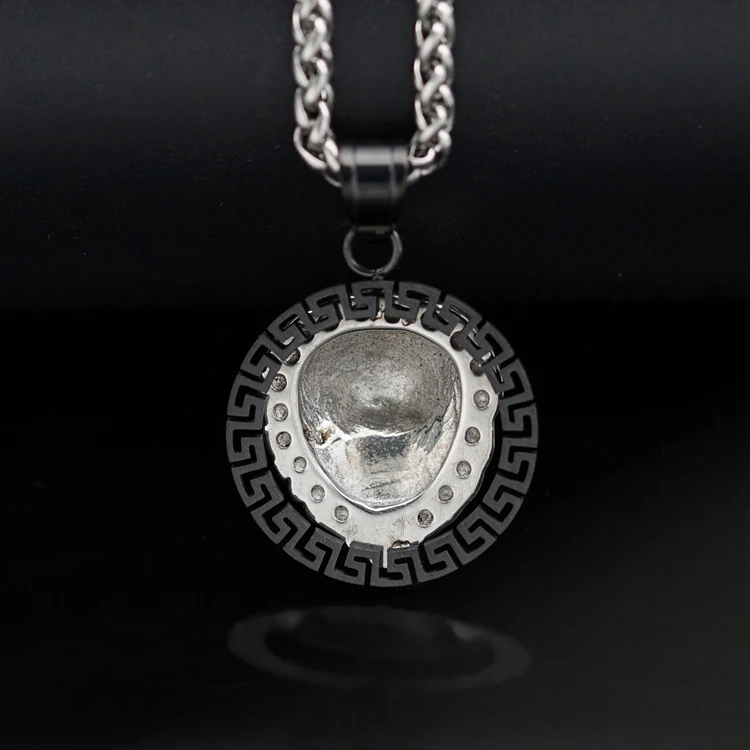 Fashion Fine Jewelry Gold Plated Stainless Steel 18K Lion Head Necklaces Punk Vintage Hip Hop Necklaces for Women Men