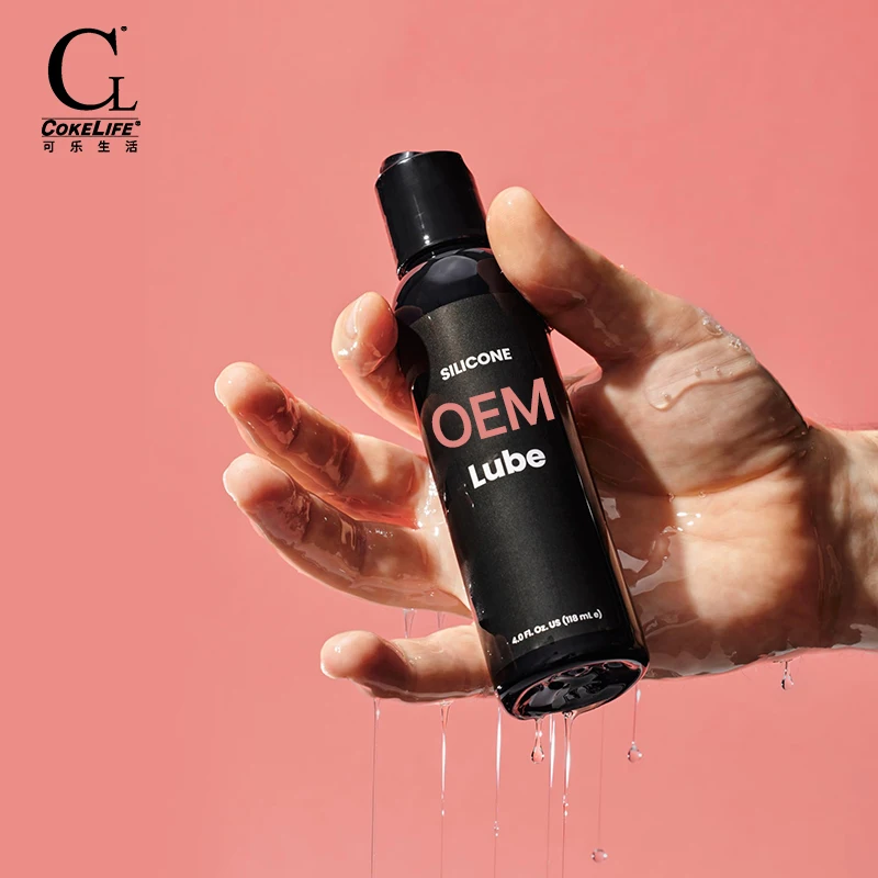 CokeLife Private Label Silicone Lubricant Based Lube For Men Women Couples Massage Long-Lasting Slippery Gel Lubricant OEM