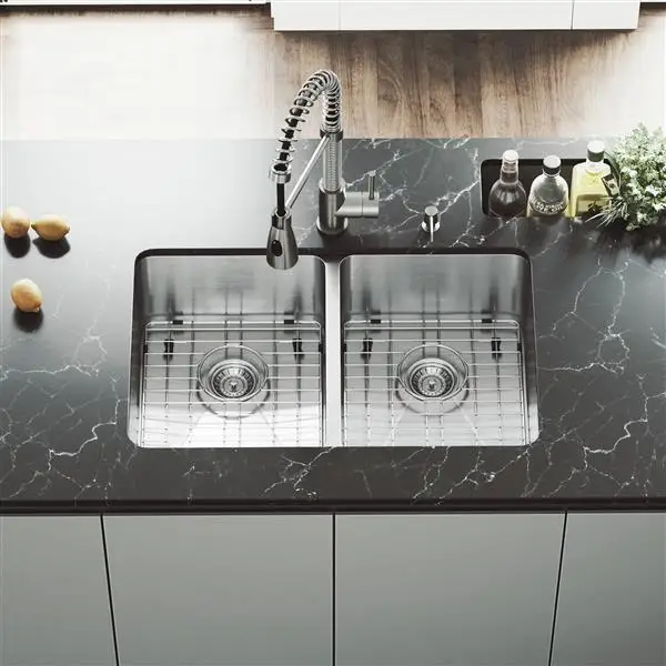 Wholesale Kitchen Sink Dish Bowl Drying Mat Stainless Steel Sink Bottom Grid