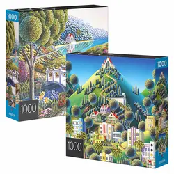 custom puzzle oem printing custom image 1000 piece jigsaw puzzle for Adults