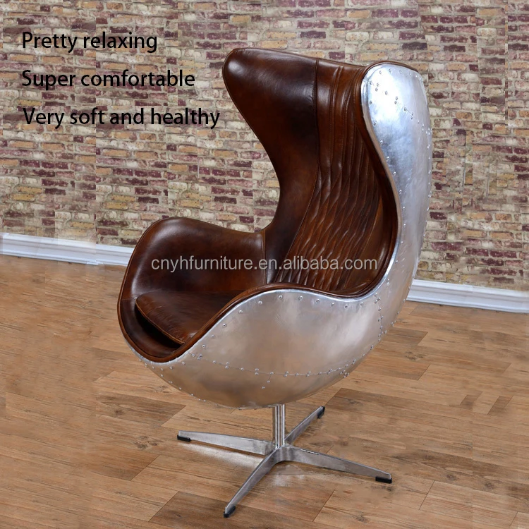  Good Selling Egg And Ottoman Aluminium Acrylic 9D Vr 3D Virtual Reality Glass 2021 2 Places Outdoor 1 Set Metal Dinning Chair