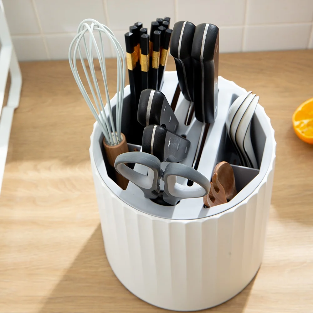 Пластиковая подставка для ложки и вилки OUK, набор подставок для кухонных ножей