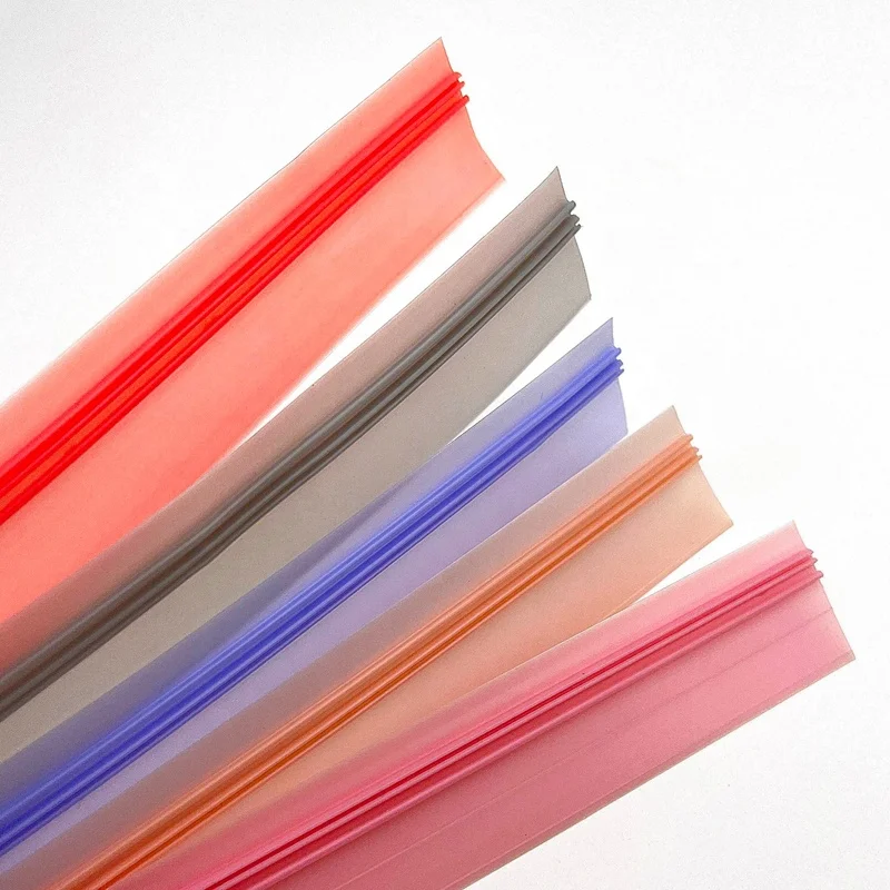 Custom Design Dishwasher Safe Reusable PEVA Zipper For Silicone Snack Storage Bag