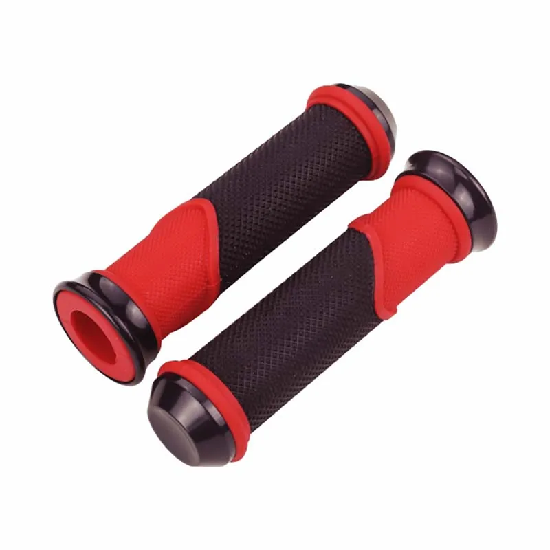 2022 Wholesale High Quality TPE rubber Multicolor Bicycle rubber Handlebar Grips aluminum lock on