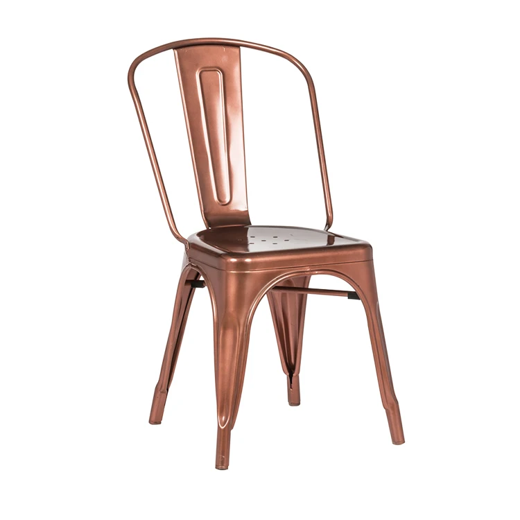 Industrial style furniture vintage cooper replica outdoor usd powder coaing tolix metal chair
