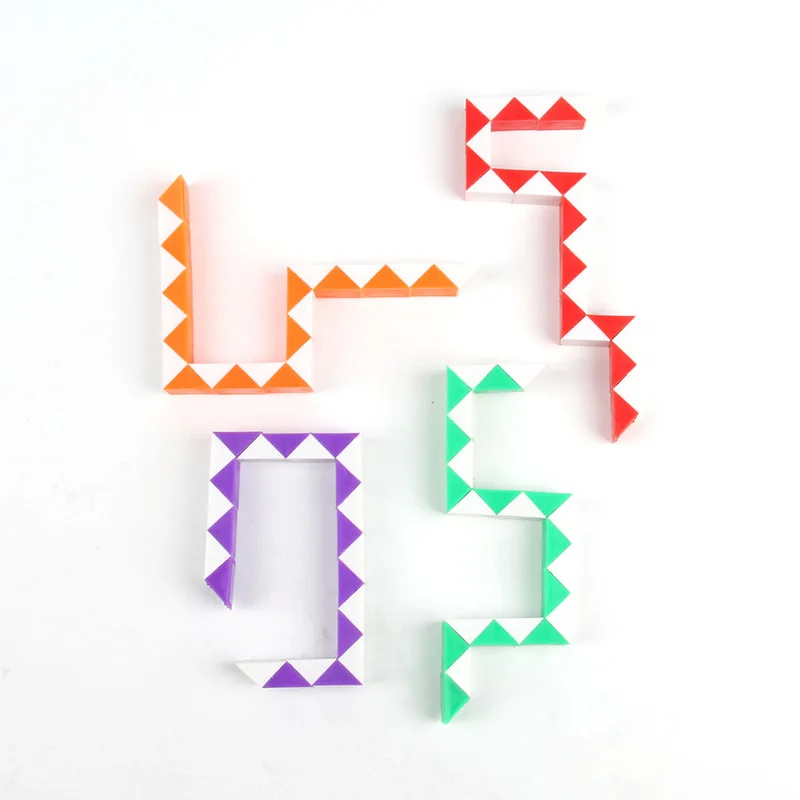 Kids Adults Mini Twist Puzzle Toys Magic Cube Anti Stress Sensory Toys Creative Funny Fidget Snake Cube