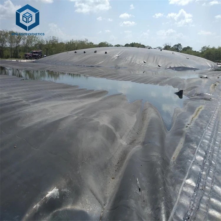 HDPE Liner High Density 1.5mm Polyethylene Geomembrane for Biogas Digester Project in Morocco