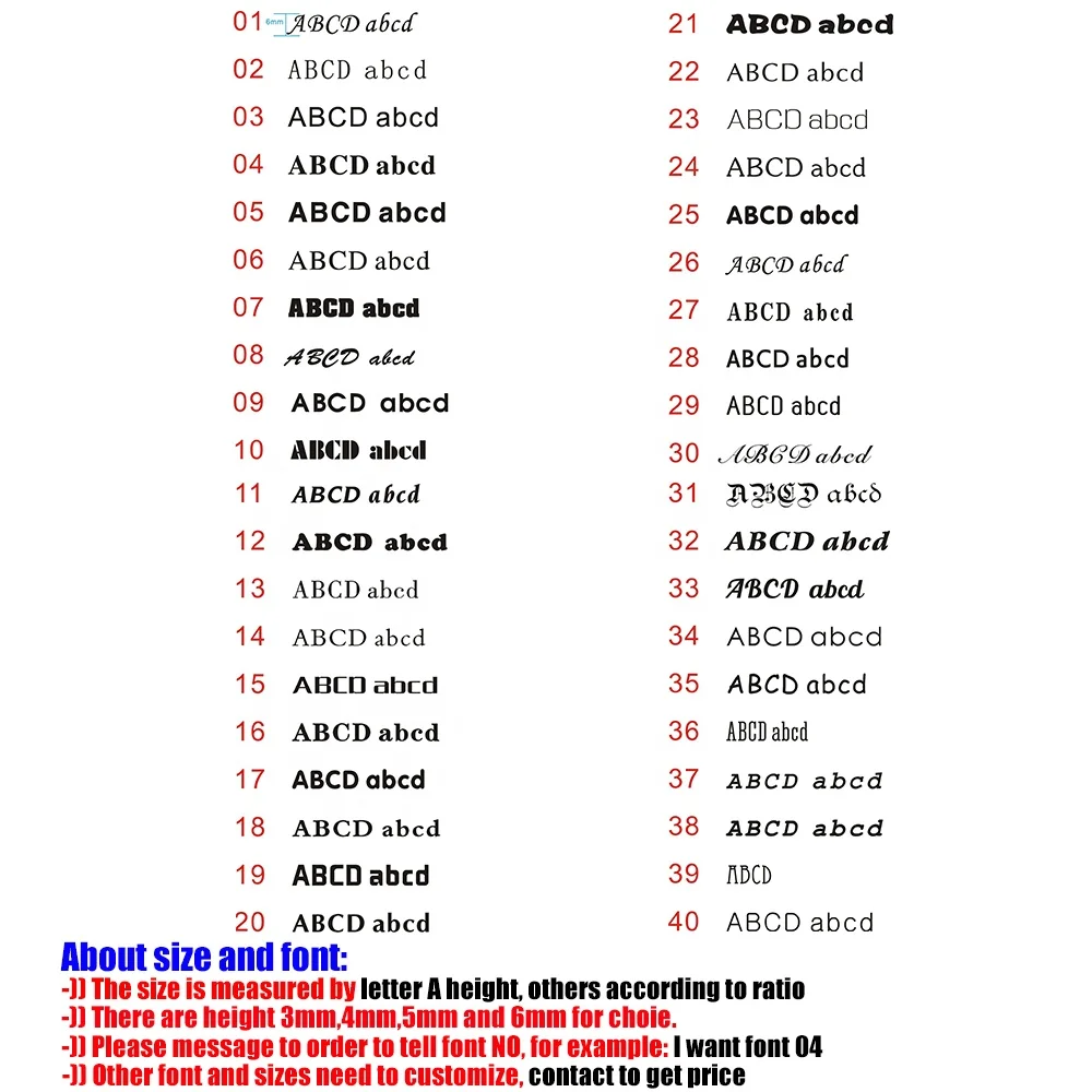 Diy cake leather embossing hot stamping mold letters numbers and symbols