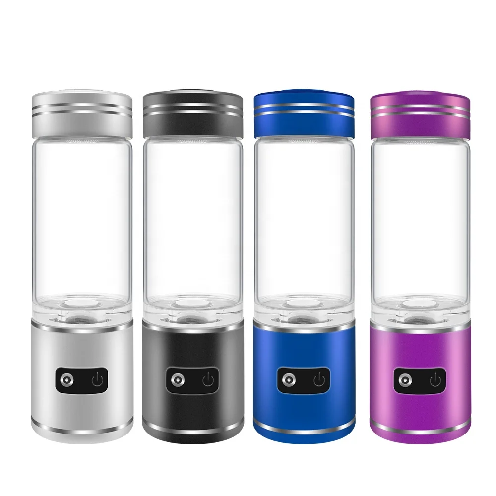 Unosuich Portable Glass Cup SPE Hydrogen Rich Maker Hydrogen Generator  Hydrogen Water Bottle