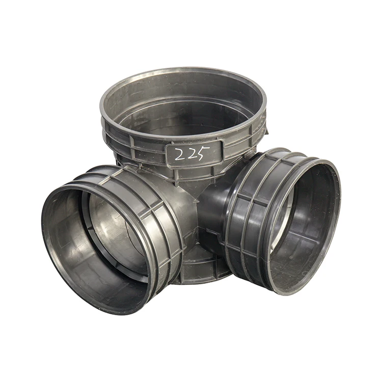 Underground Rotational Molding Black Plastic Manhole Inspection Well