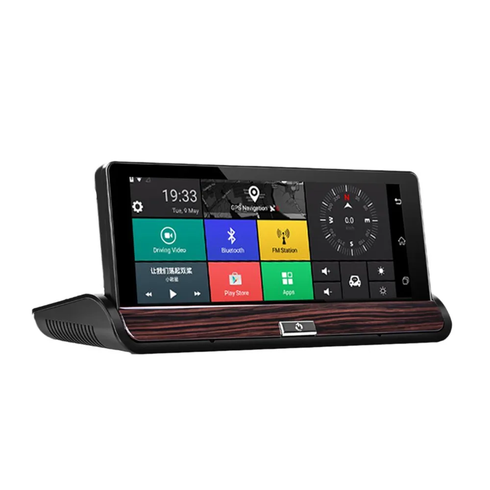 V40 3G 8 дюймов сенсорный экран Автомобильный видеорегистратор 170 с широкоугольным объективом с углом обзора DVR для улучшения ночного видения приборной панели