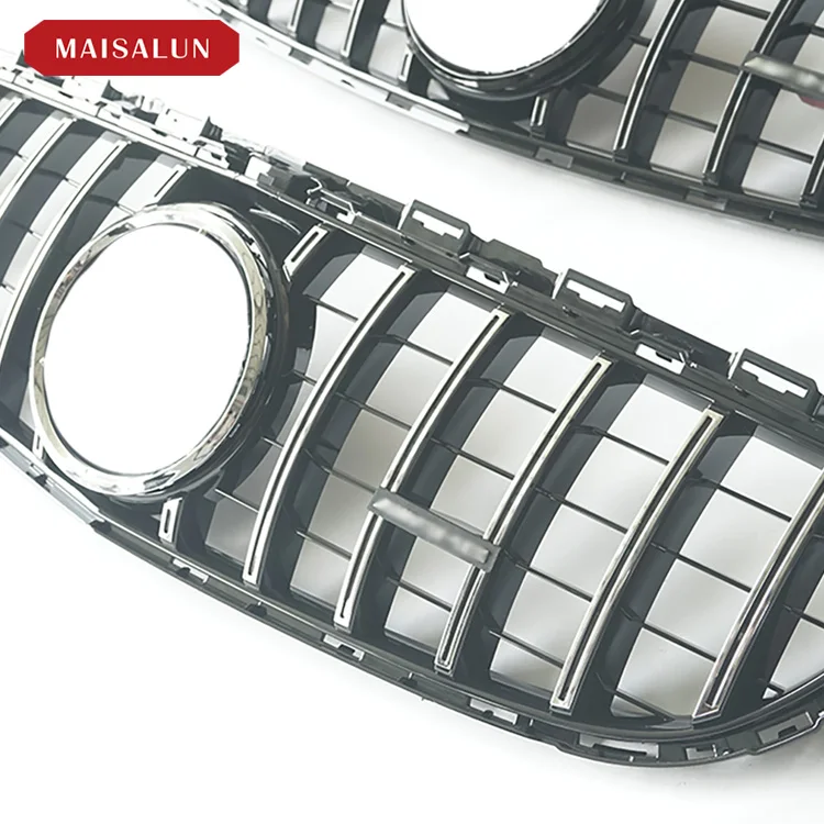 ABS AMG GT type grille for Mercedes Benz C class C200 C300 W205 C63 C63S car High quality 2015-2018