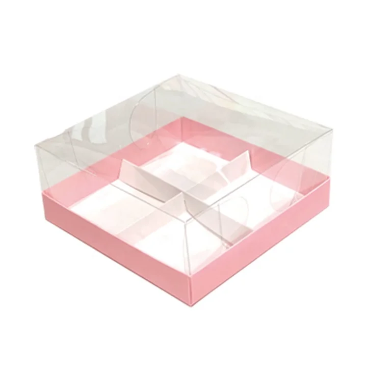 Custom wholesale White cake Paper Boxes With 12 holes Auto-Popup Cupcake Box Macaron pastry box