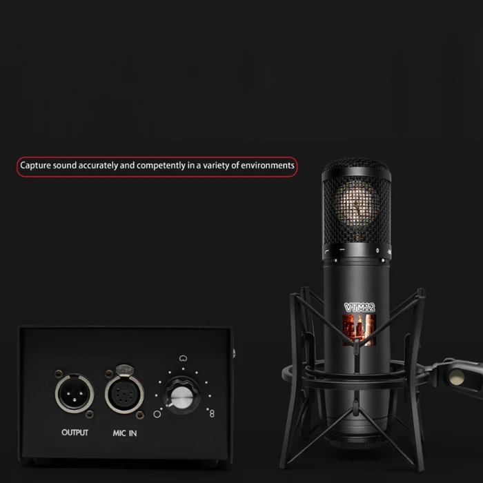 Оригинальные капсульные студийные конденсаторные микрофоны для записи звука 34 мм большие динамические экстра-низкие