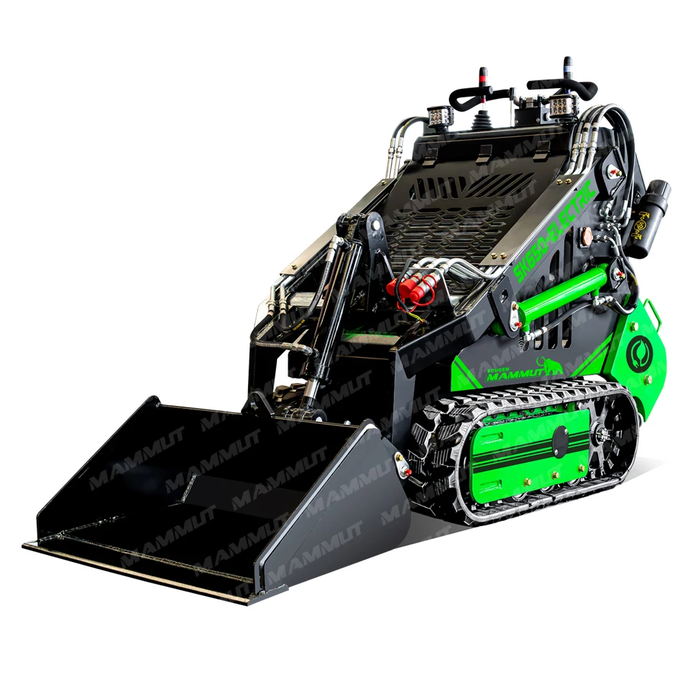 Mammut 770lbs 300kg 400kg 500kg track type Electric Battery Powered Mini skid Loader SKE650 for Construction