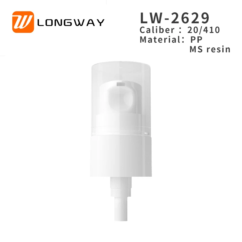 Manufacturer eco-friendly 20/410 PP plastic skincare lotion treatment pump dispenser