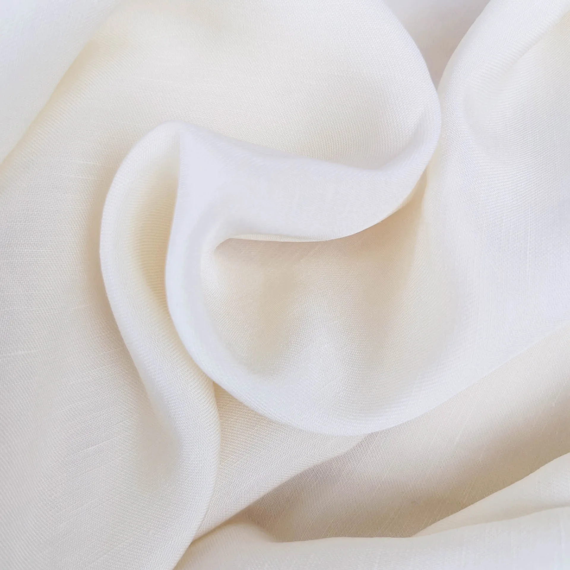 supplier wholesale eco-friendly downey custom twill white linen fabric