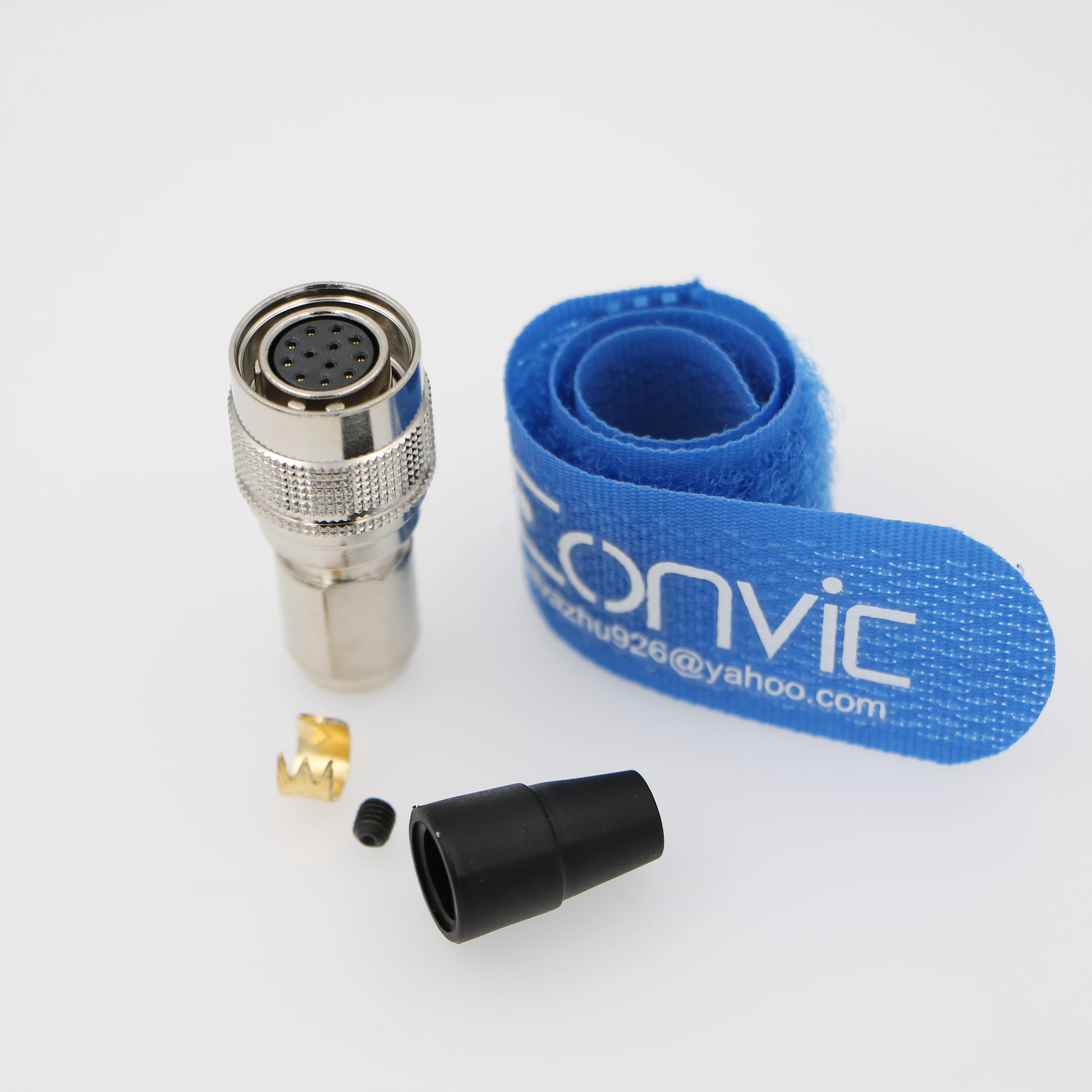 Best selling in China push pull hirose 12 pin male female plug camera connectors HR10A-10P-12S