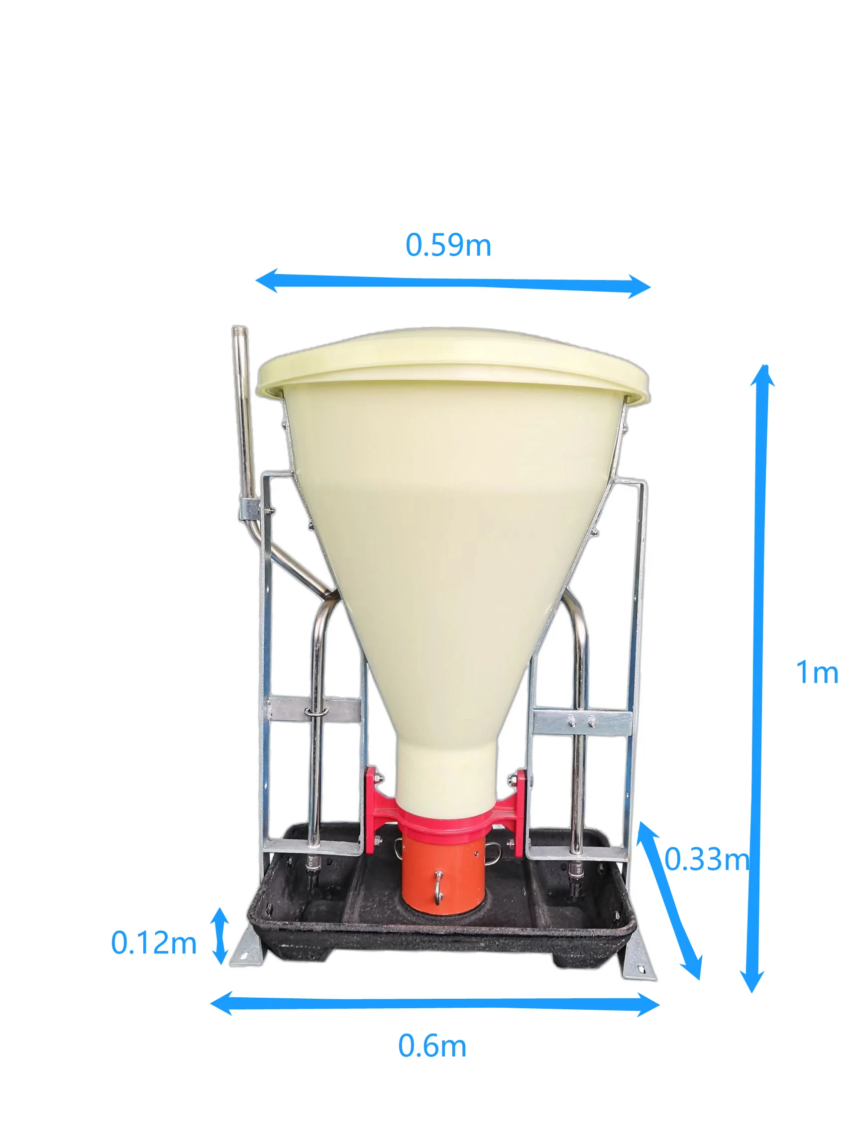 50 KG new high quality cast iron chassis wet and dry  automatic feeder for pig animal feeders pig equipment  farming