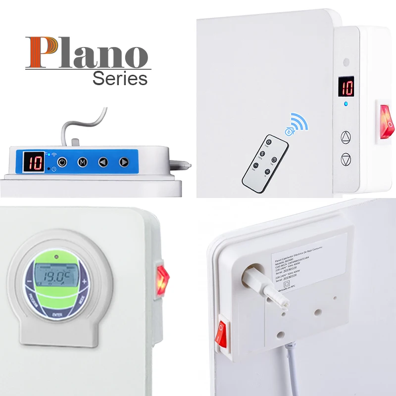 Two thermostats for over heat protection Wi-Fi wireless thermostat  low power consumption convector ceramic panel room heater