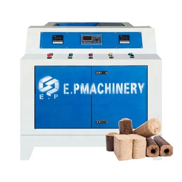 coal alfalfa coconut shell moulding log sawdust wood making biomass briquette press machine