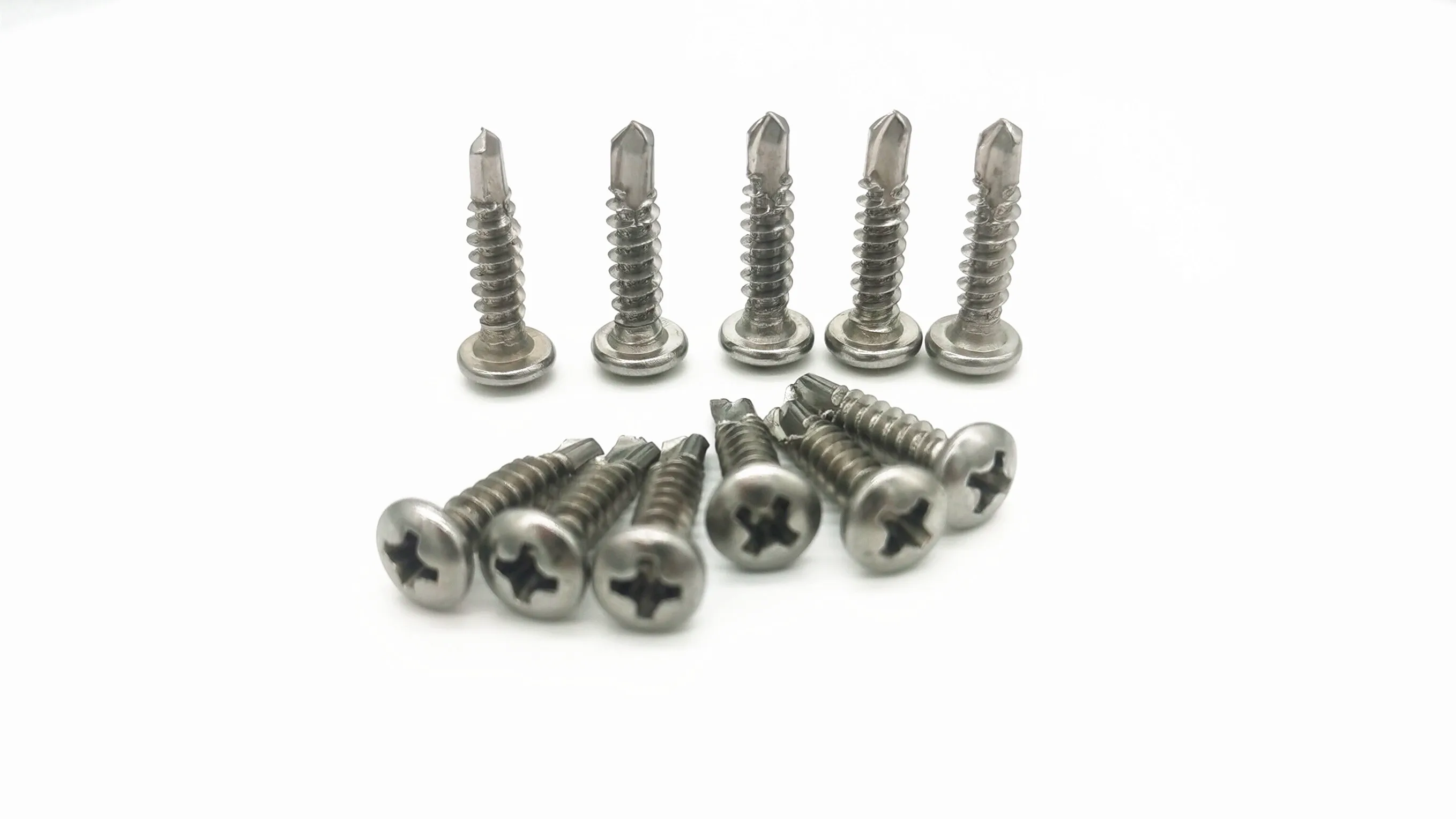 Stainless Steel  Custom Building Material  Origin Place Model Industry Length Machinery  ss410 pan head self drilling screw