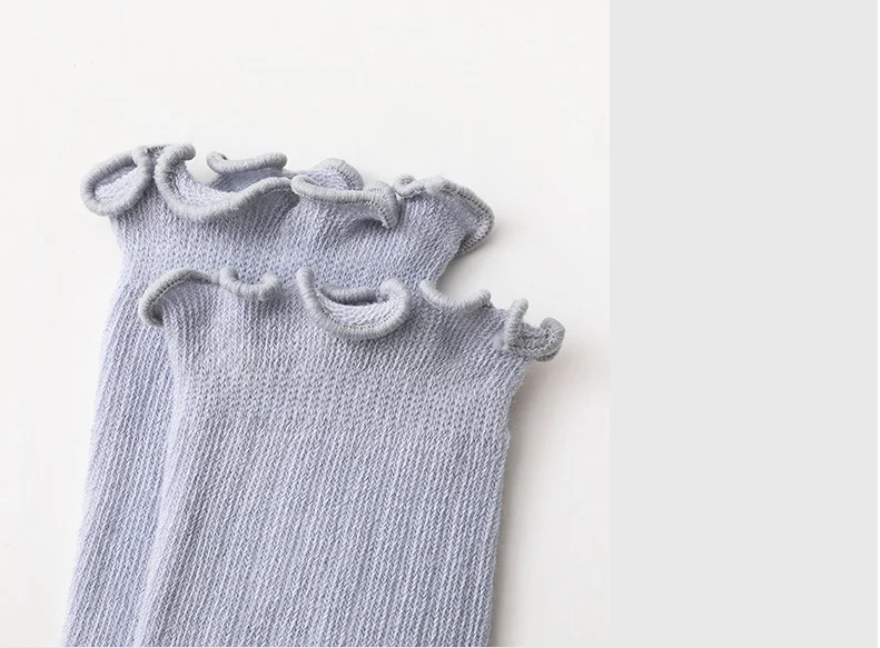 solid color lace  baby winter socks baby   knee high baby soc