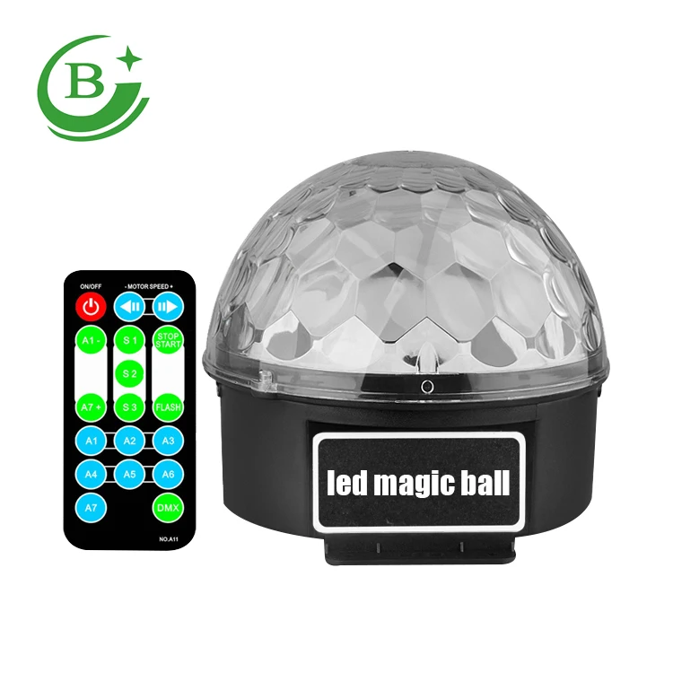 High quality led disco ball party lights 100-240V sound activated DJ led stage light
